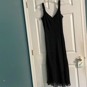 Black sequined dress with shrug